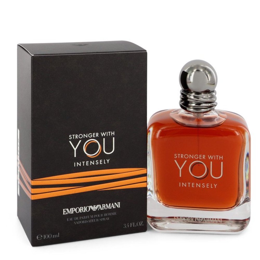 Stronger With You Intensely By Giorgio Armani Eau De Parfum Spray 3.4 Oz For Men