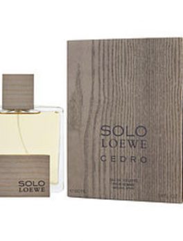 Solo Loewe Cedro Edt Spray 3.4 Oz For Men