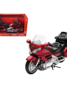 2010 Honda Gold Wing Burgundy 1/12 Diecast Motorcycle Model by New Ray 57253A