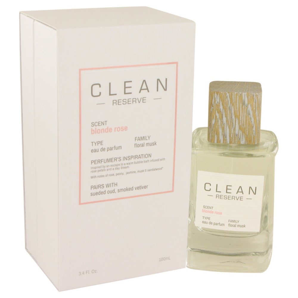 Clean Blonde Rose By Clean Eau De Parfum Spray 3.4 Oz For Women