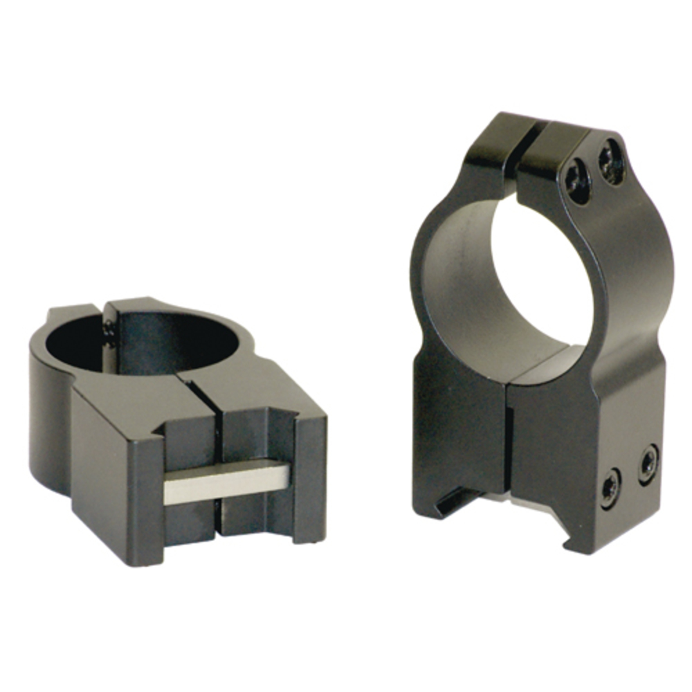 Warne 1 Inch Permanent Attach Rings Extra High Matte 203M