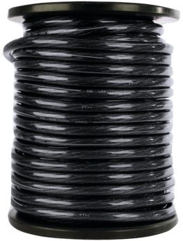 DB Link STGW4BK100Z Elite Superflex Soft-Touch Power Wire (4 Gauge, Black, 100 Feet)