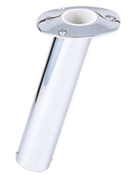 Lee's 15 and #176; Stainless Steel Flush Mount Rod Holder - 2.25" O.D.