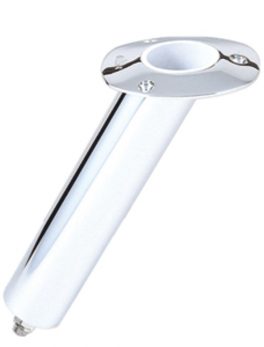 Lee's 30 and #176; Stainless Steel Swivel Base Flush Mount Rod Holder 2.25" OD X 10.5" Tube