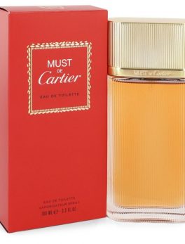 Must De Cartier By Cartier Eau De Toilette Spray 3.3 Oz For Women
