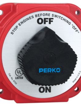 Perko 9703DP Heavy Duty Battery Disconnect Switch w/ Alternator Field Disconnect