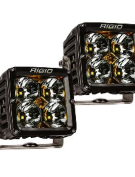RIGID Industries Radiance Pod XL - Black Case w/Amber Backlight - Pair