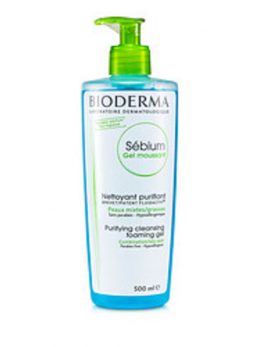 Bioderma Sebium Purifying And Foaming Cleansing Gel - For Combination/oily Skin (with Pump) --500ml/16.7oz For Women