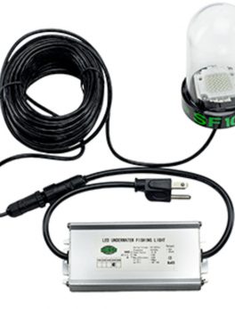 Hydro Glow SF100B 100W/120VAC - Underwater Dock Light - Blue Anchored To Bottom