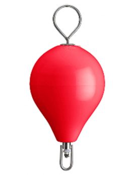 Polyform Mooring Buoy w/SS 13.5" Diameter - Red