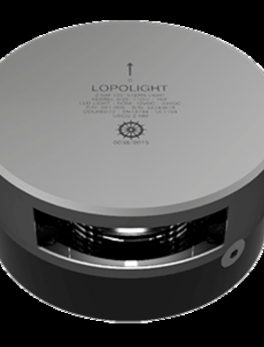 Lopolight 135 and deg; Stern Light - 2nm - Silver Housing - Single - Horizontal Mount