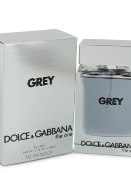 The One Grey By Dolce and Gabbana Eau De Toilette Intense Spray 3.4 Oz For Men