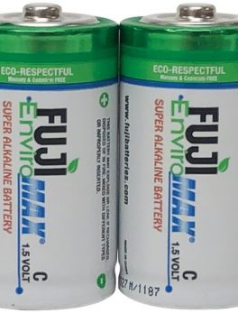 Fuji Batteries 4200BP2 EnviroMax C Super Alkaline Batteries, 2 pk