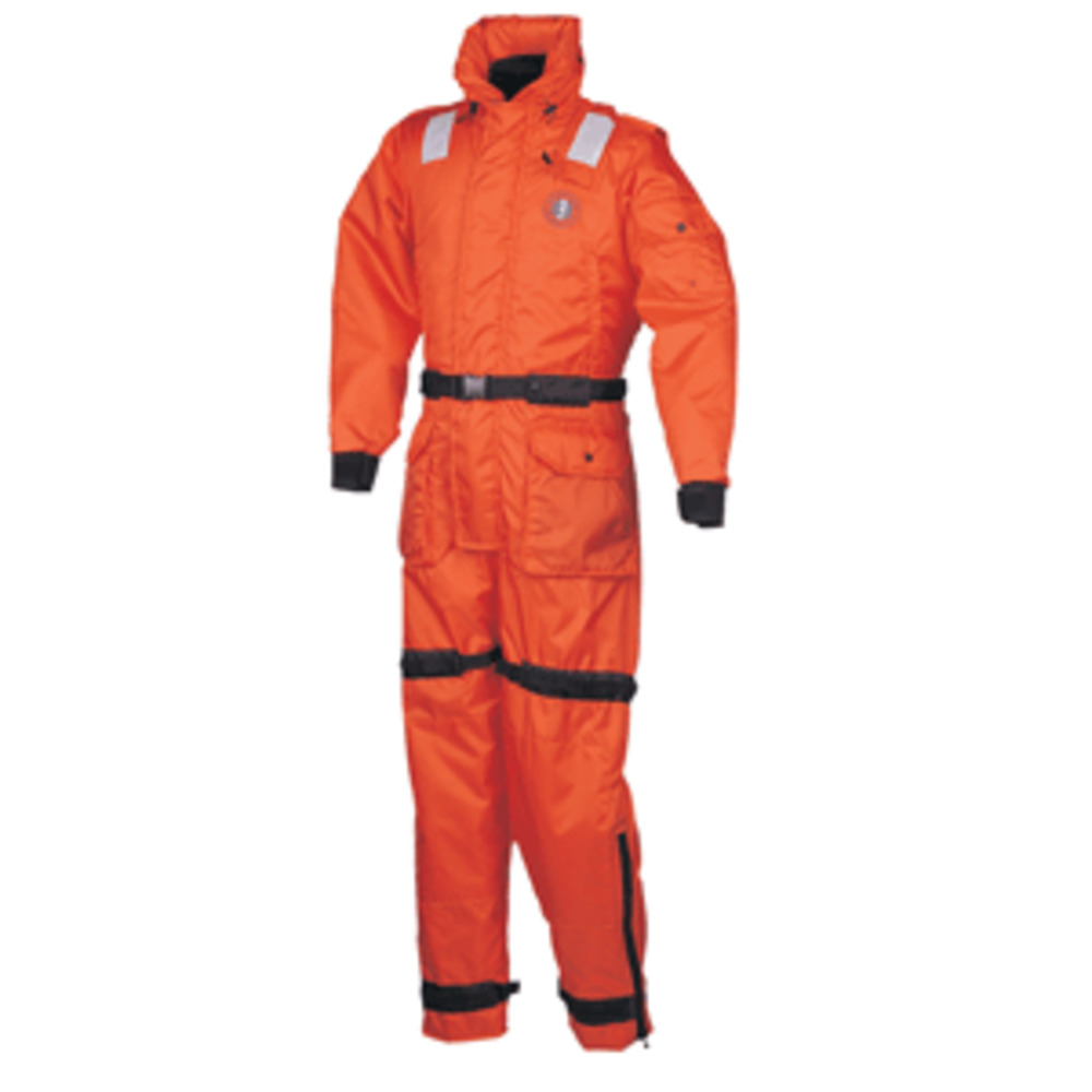 Mustang Deluxe Anti-Exposure Coverall and Worksuit - LG - Orange