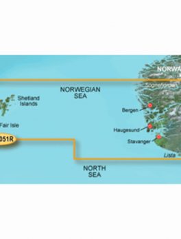 Garmin BlueChart g3 Vision HD - VEU051R - Lista - Sognefjorden - microSD/SD