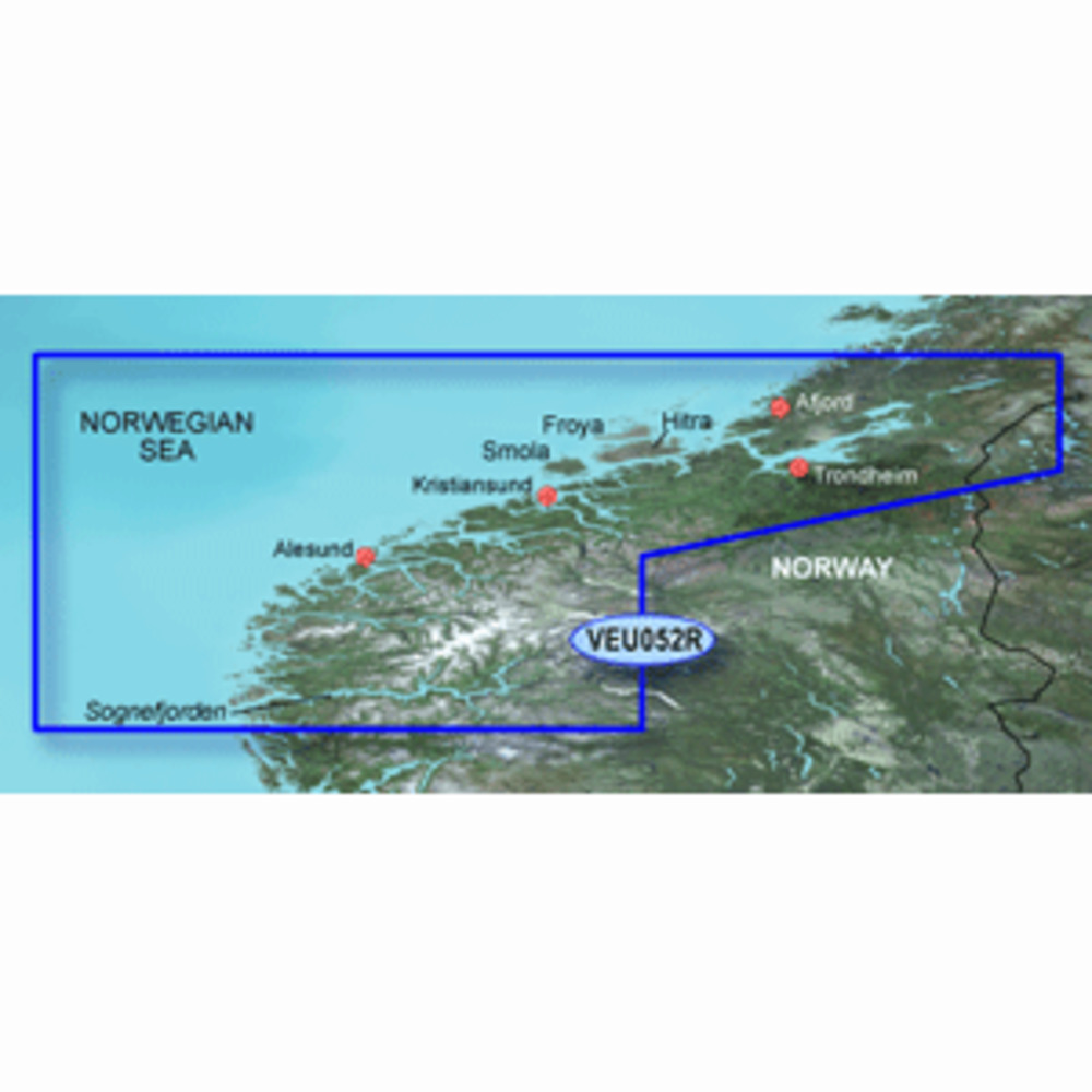 Garmin BlueChart g3 Vision HD - VEU052R - Sognefjorden - Svefjorden - microSD/SD