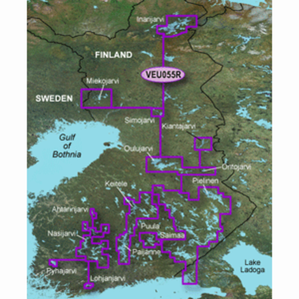 Garmin BlueChart g3 Vision HD - VEU055R - Finnish Lakes - microSD/SD