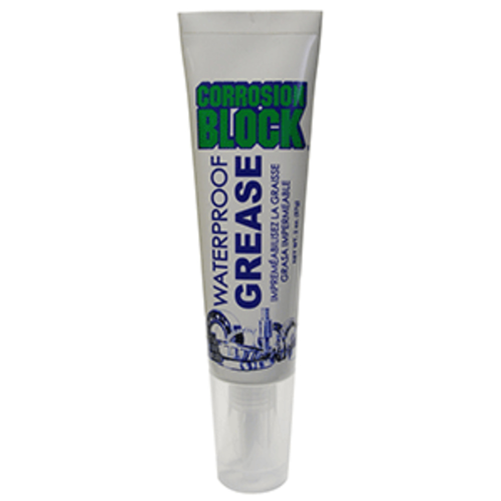 Corrosion Block High Performance Waterproof Grease - 2oz Tube - Non-Hazmat, Non-Flammable and amp; Non-Toxic