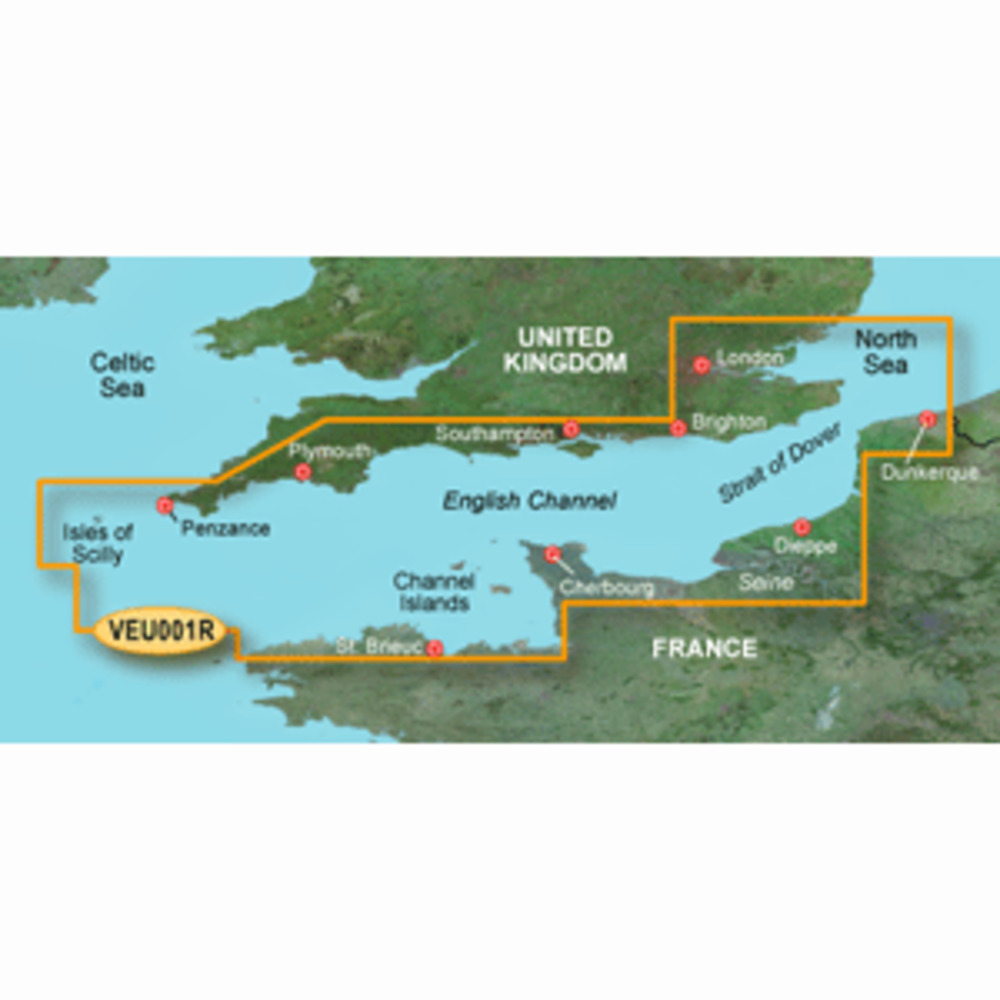 Garmin BlueChart g3 Vision HD - VEU001R - English Channel - microSD/SD