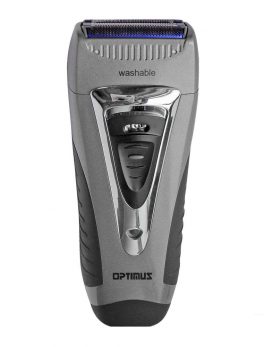 Optimus Curve Rechargeable Triple Wet/dry Men's Shaver, Black/silver