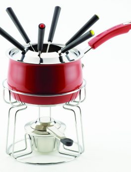 Rachael Ray 2-Quart Fondue Set- Red