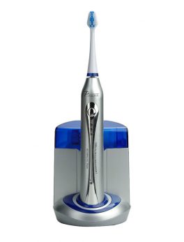 Puresonic Sonic Toothbrush with UV Sanitizing Function with Bonus 12 Brush Heads
