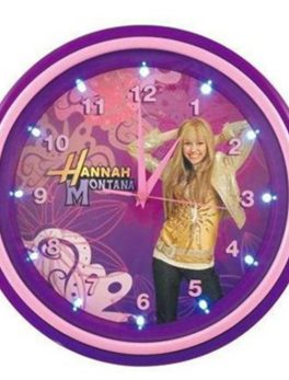 KNG 001732 Hannah Montana LED Clock