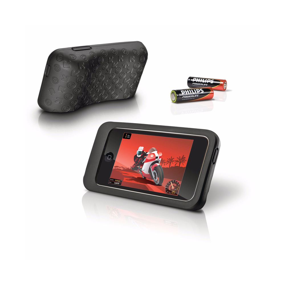 Philips DLA2265 Silicone Case with Batteries for iPod Touch 2G