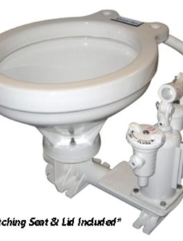 Raritan Hi-Boy Manual Toilet - White - Household Style