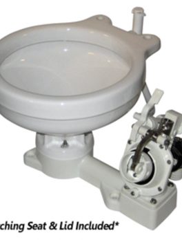 Raritan Fresh Head - Fresh Water Flush - Manual - Household Style - Right Hand Operation