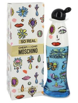 Cheap and Chic So Real By Moschino Eau De Toilette Spray 3.4 Oz For Women