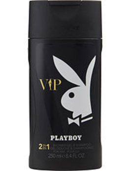 Playboy Vip Shower Gel and Shampoo 8.4 Oz For Men