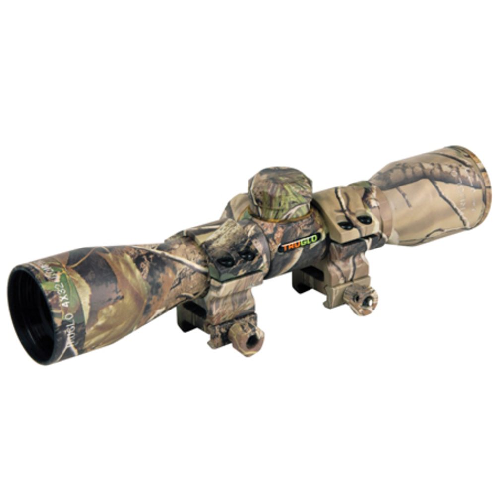 TruGlo 4X32 Crossbow Scope Camo w Rings TG8504C3
