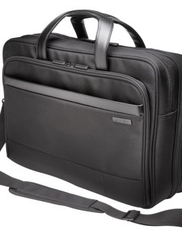 Kensington Contour Carrying Case (Briefcase) for 17 Notebook - Puncture Resistant, Water Resistant, Drop Resistant - 1680D Ballistic Polyester - Handle, Trolley Strap