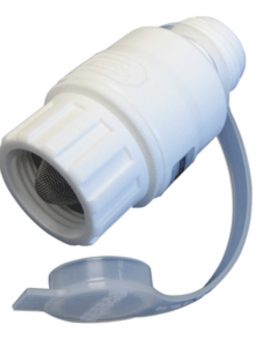 Jabsco In-Line Water Pressure Regulator 45psi - White