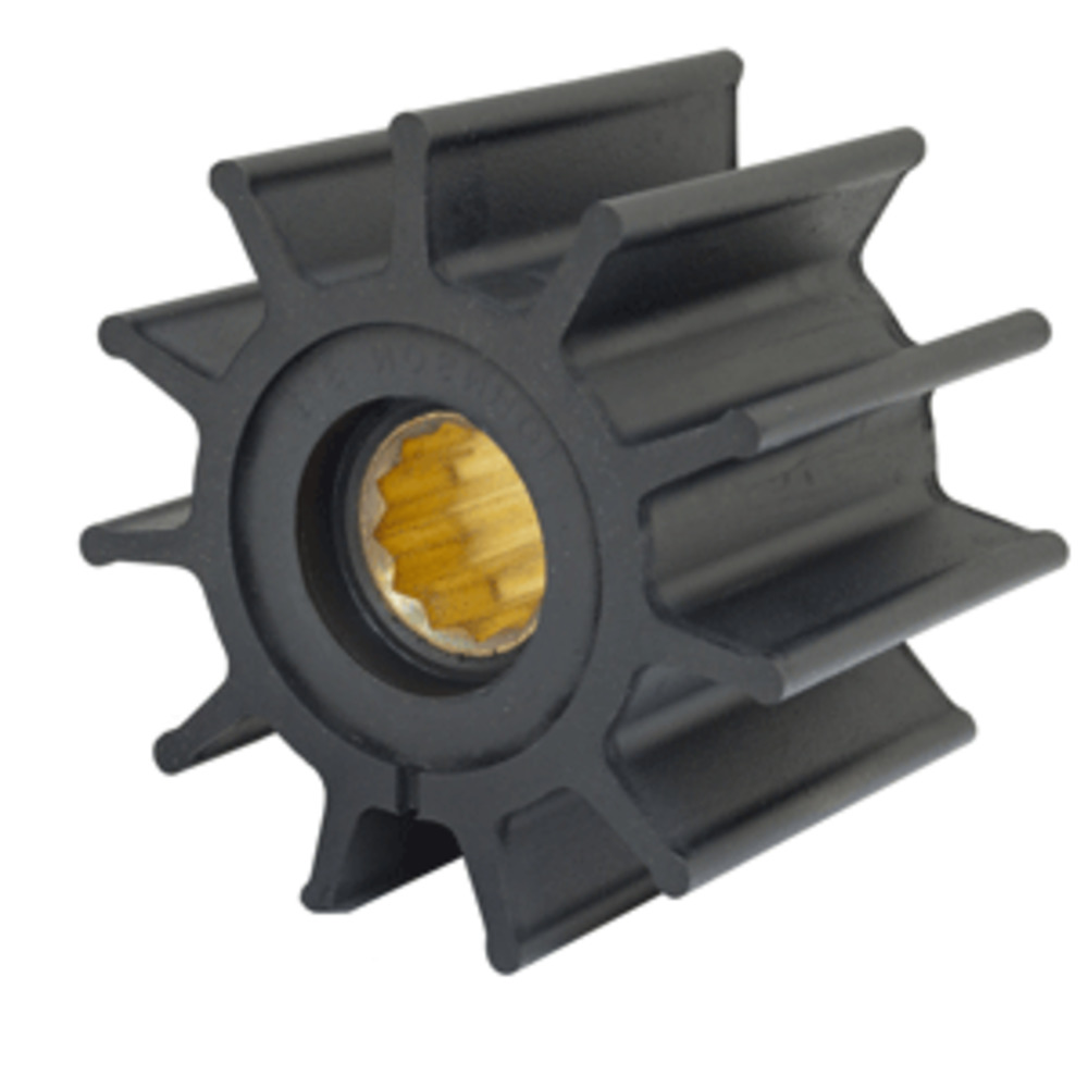 Jabsco Impeller Kit - 12 Blade - Neoprene - 3- and #190;" Diameter - Brass Insert - Spline Drive