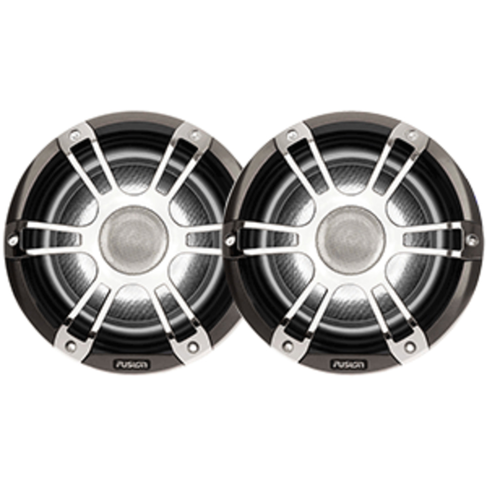 FUSION SG-CL65SPC Signature Series Speakers 6.5" Grill - 230 W -Silver/Chrome