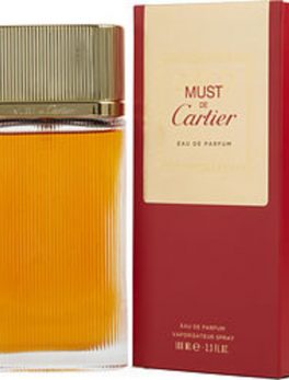 Must De Cartier Gold Eau De Parfum Spray 3.3 Oz For Women