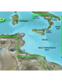 Garmin BlueChart g3 HD - HXEU013R - Italy Southwest and amp; Tunisia - microSD/SD