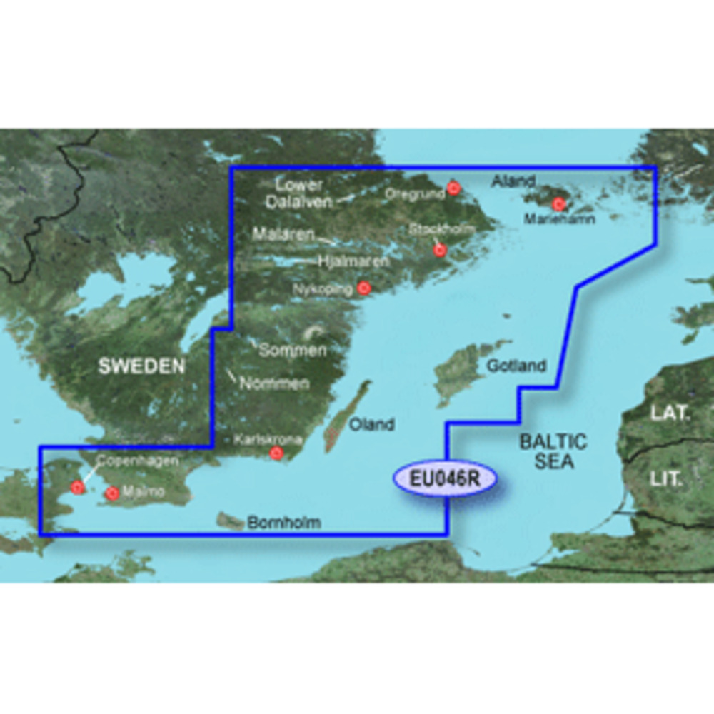 Garmin BlueChart g3 HD - HXEU046R - Oregrund Aland to Malmo - microSD/SD