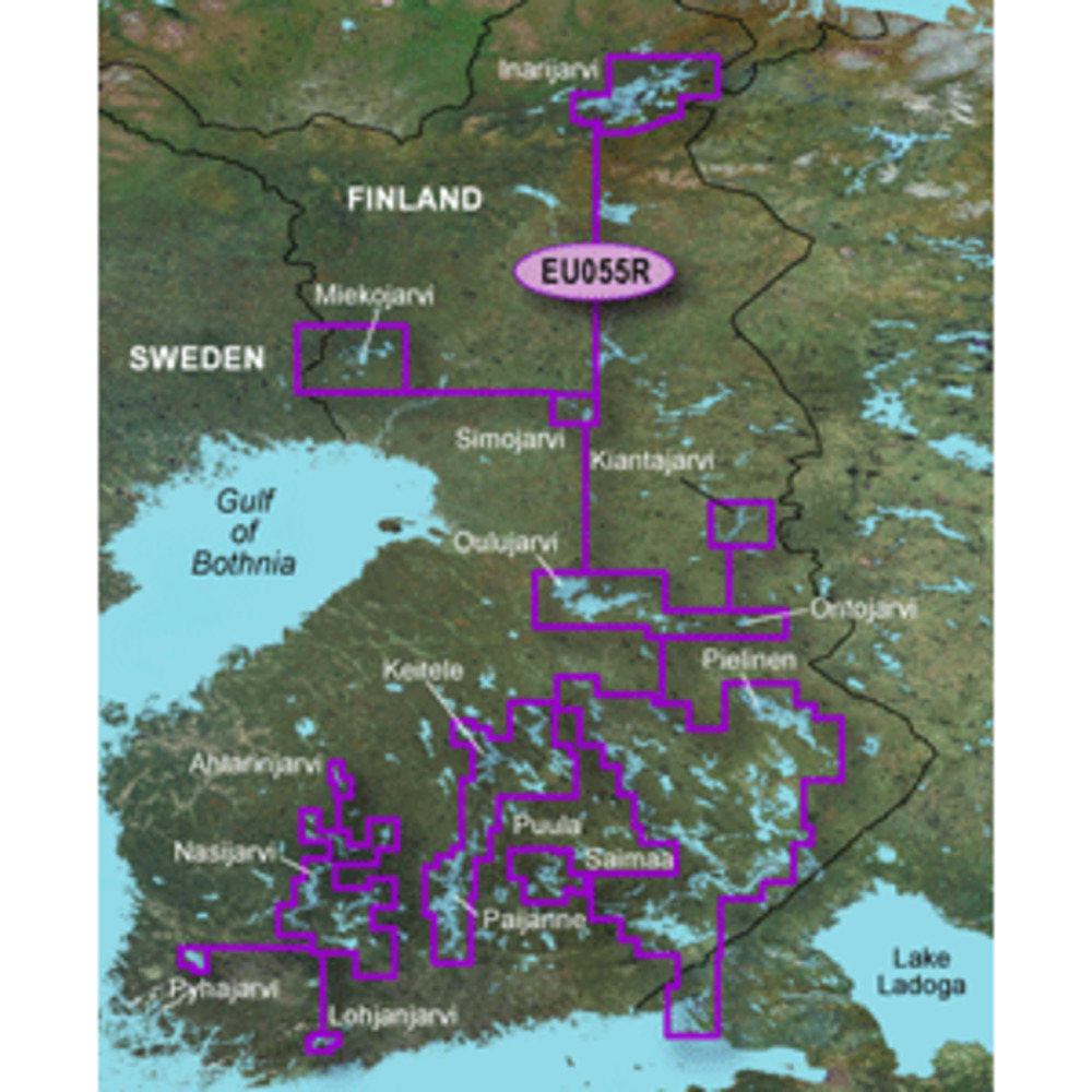 Garmin BlueChart g3 HD - HXEU055R - Finnish Lakes - microSD/SD
