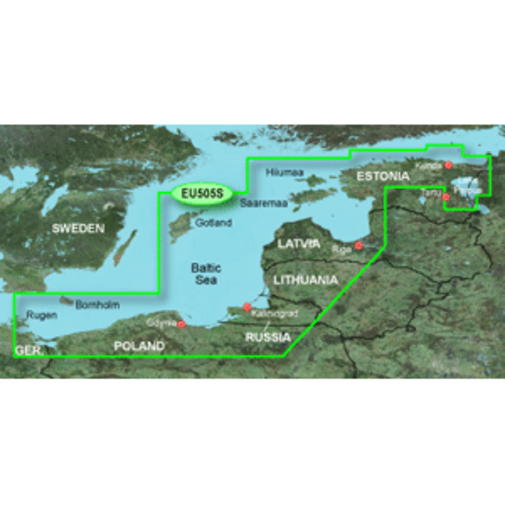 Garmin BlueChart g2 HD - HXEU065R - Baltic Sea East Coast - microSD/SD