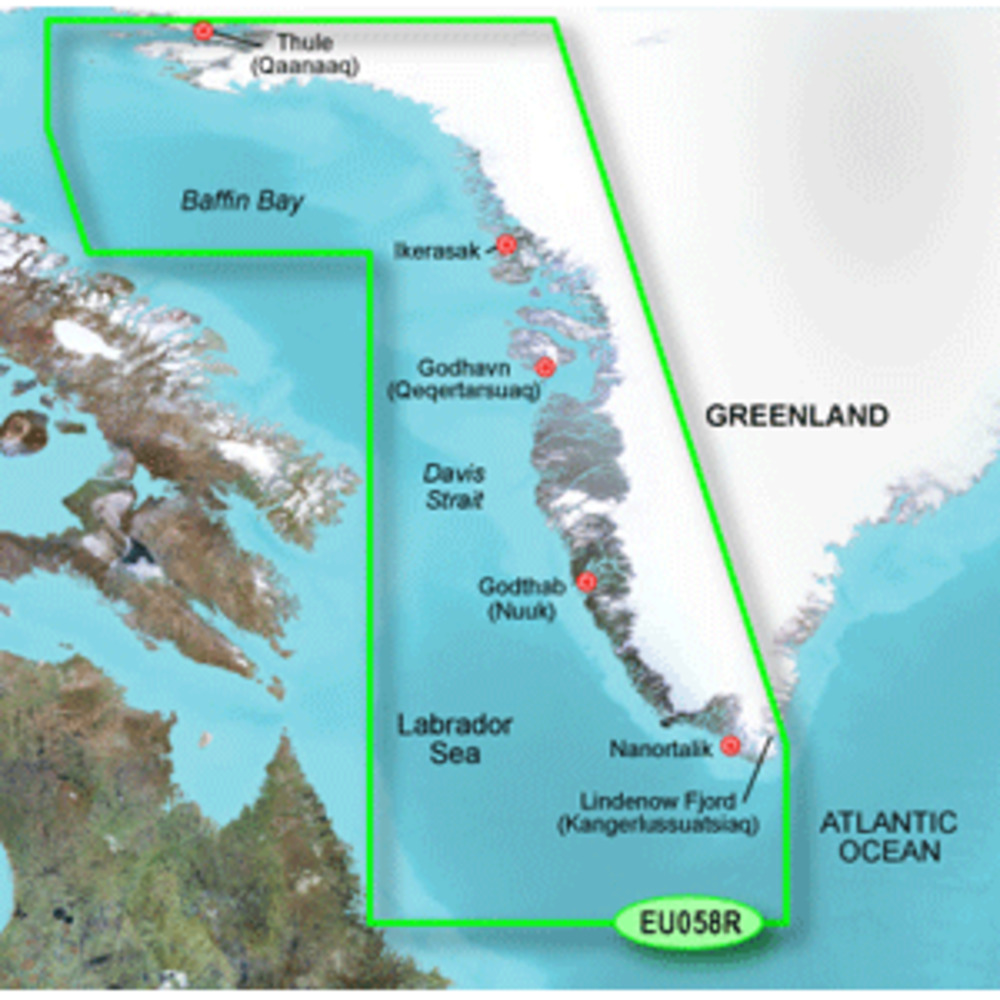 Garmin BlueChart g3 HD - HEU064R - Greenland - microSD/SD