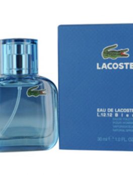 Lacoste Eau De Lacoste L.12.12 Bleu Powerful Edt Spray 1 Oz For Men