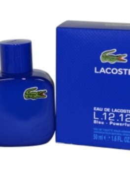 Lacoste Eau De Lacoste L.12.12 Bleu Powerful Edt Spray 1.6 Oz For Men