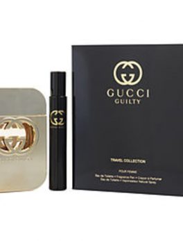 Gucci Guilty Edt Spray 2.5 Oz and Edt Rollerball .25 Oz Mini For Women