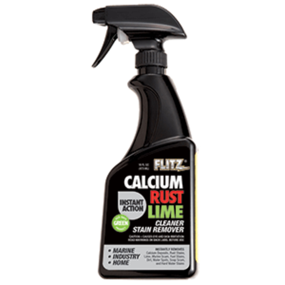 Flitz Instant Calcium, Rust and Lime Remover - 16oz Spray Bottle