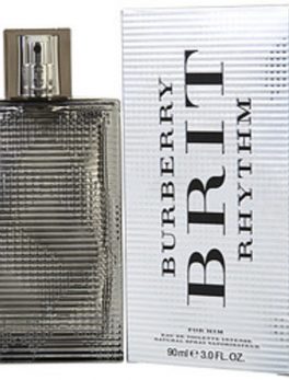 Burberry Brit Rhythm Intense Edt Spray 3 Oz For Men
