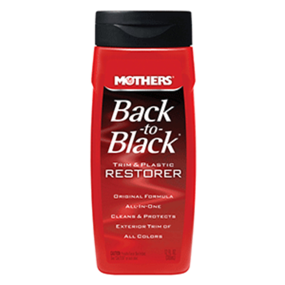 Mothers Back-To-Black Trim and amp; Plastic Restorer - 12oz *Case of 6*