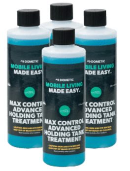 Dometic Max Control Holding Tank Deodorant - Four (4) Pack of Eight (8)oz. Bottles